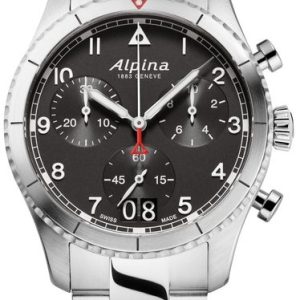 Alpina Startimer Pilot Quartz Chronograph Big Date AL-372BW4S26B