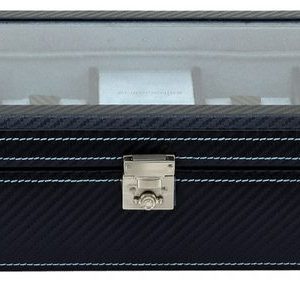 Box na hodinky Friedrich Lederwaren Carbon 32059-5