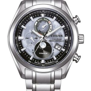 Citizen Eco-Drive Radio Controlled Tsukiyomi Moonphase Super Titanium BY1010-81H