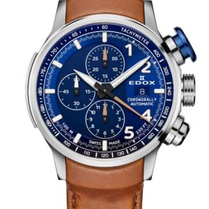 EDOX Chronorally Automatic Chronograph 01129-TBUCBR-BUBR