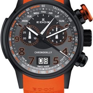 EDOX Chronorally Quartz Chronograph 38001-TINNO3-NO3