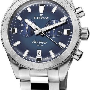 EDOX Skydiver Chronograph Quartz 10116-3-BUIDN Limited Edition