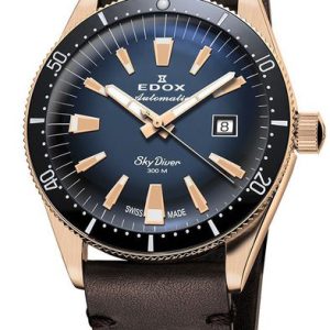 EDOX Skydiver Date Automatic 80126-BRN-BUIDR Limited Edition