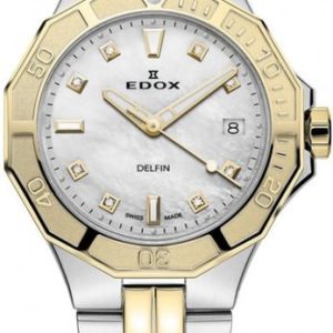 EDOX Sport Delfin Diver Date Lady 53020-357JM-NADD