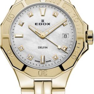 EDOX Sport Delfin Diver Date Lady 53020-37JM-NADD