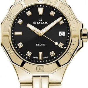 EDOX Sport Delfin Diver Date Lady 53020-37JM-NID