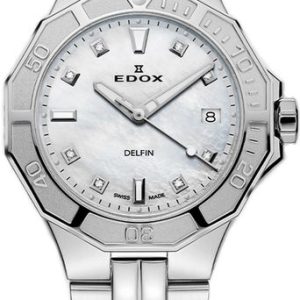 EDOX Sport Delfin Diver Date Lady 53020-3M-NADN