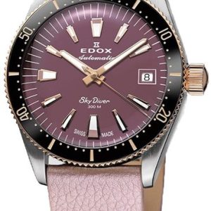 Edox Skydiver 38 Date Automatic 80131-357RNRC-VIO