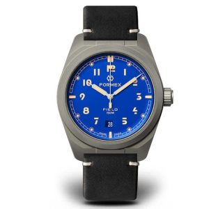 Formex Field Automatic Earth Blue Limited Series Black Leather Strap 0660.1.6539.711