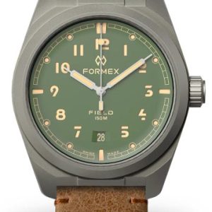 Formex Field Automatic Sage Green Leone Bolgheri Leather Strap 0660.1.6503.723