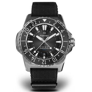 Formex Reef GMT Automatic Chronometer Black Dial with Blue GMT