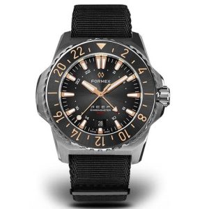 Formex Reef GMT Automatic Chronometer Black Dial with Rose Gold