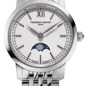 Frederique Constant Slimline Ladies Moonphase Quartz FC-206SW1S6B