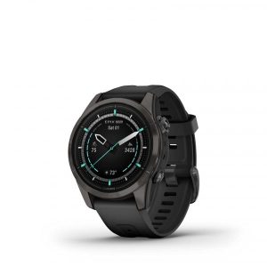 Garmin Epix™ Pro 42mm (Gen 2) Sapphire Edition Carbon Gray DLC Titanium / Black Band - 010-02802-15