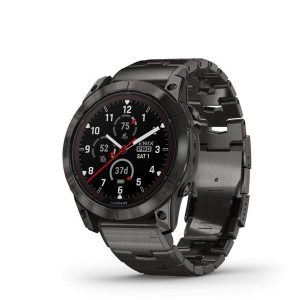 Garmin Fēnix 7X Pro Sapphire Solar Edition Carbon Gray DLC Titanium s titanovým náramkem Vented - 010-02778-30