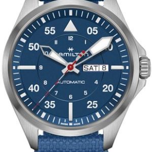 Hamilton Khaki Aviation Pilot Day Date Auto - Air Glaciers Edition H64655941