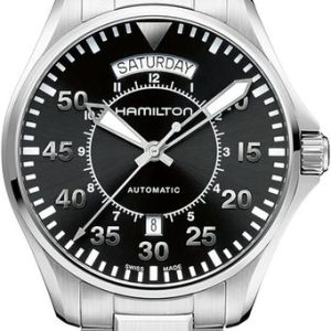 Hamilton Khaki Aviation Pilot Day Date Auto H64615135