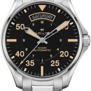 Hamilton Khaki Aviation Pilot Day Date Auto H64645131