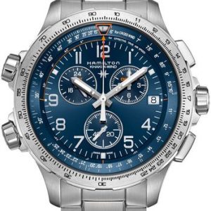 Hamilton Khaki Aviation X-Wind GMT Chrono Quartz H77922141