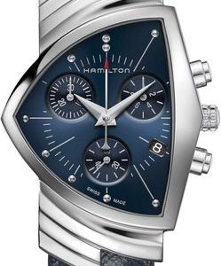 Hamilton Ventura Blue Chrono Quartz H24432941