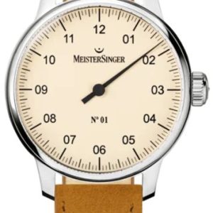 MeisterSinger N°01 AM3303 - Světle hnědý semišový řemínek