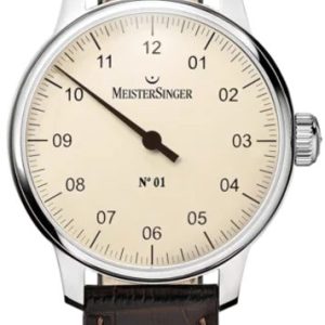 MeisterSinger N°01 AM3303 - Tmavě hnědý kožený řemínek