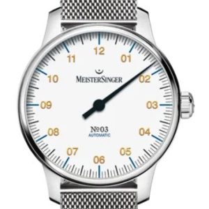 MeisterSinger N°03 38mm BM9901G - Náramek z pletené oceli