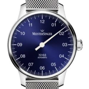 MeisterSinger N°03 38mm BM9908 - Náramek z pletené oceli