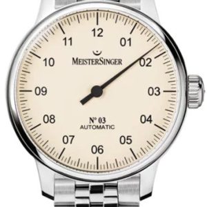 MeisterSinger N°03 AM903 - Ocelový náramek