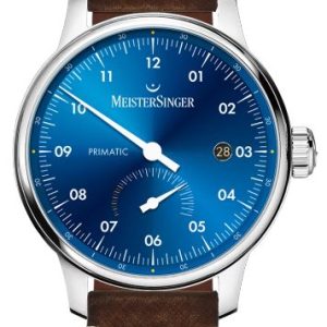 MeisterSinger Primatic PR918 - Tmavě hnědý kožený řemínek