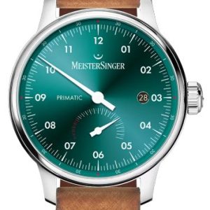 MeisterSinger Primatic PR919 - Kožený řemínek barvy cognac