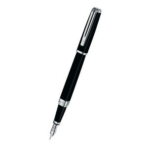 Plnicí pero Waterman Exception Slim Black Lacquer ST 1507/16370 - hrot F (slabý)