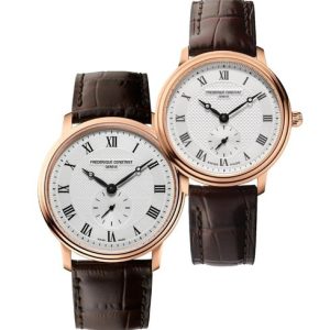 SET Frederique Constant Slimline FC-235M4S4 a FC-235M1S4