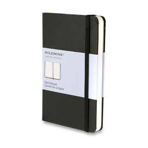 Skicář Moleskine ČERNÝ - tvrdé desky - S