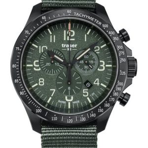 Traser P67 Officer Pro Chronograph Green Nato