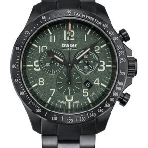 Traser P67 Officer Pro Chronograph Green Ocel