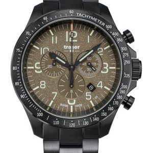 Traser P67 Officer Pro Chronograph Khaki Ocel