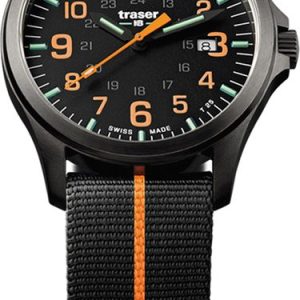 Traser P67 Officer Pro GunMetal Black/Orange Nato