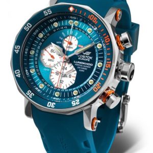 Vostok Europe Lunochod-2 Multifuncional Line YM86-620A636 - Modrý silikonový řemínek