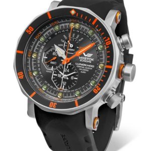 Vostok Europe Lunochod-2 Multifuncional Line YM86/620A506 - Černý silikonový řemínek