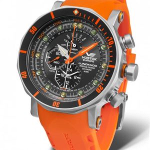 Vostok Europe Lunochod-2 Multifuncional Line YM86/620A506 - Oranžový silikonový řemínek