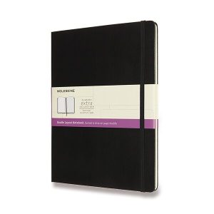 Zápisník Moleskine ČERNÝ - měkké desky - XL