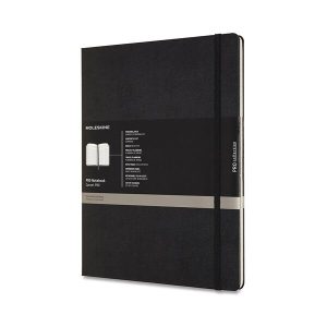 XXL - Zápisník Moleskine Professional - tvrdé desky černý