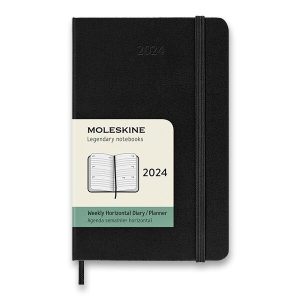 DIÁŘ MOLESKINE 2024 - TVRDÉ DESKY - S