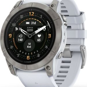 Garmin Epix™ Pro 51mm (Gen 2) Sapphire Edition Titanium / Whitestone Band - 010-02804-11