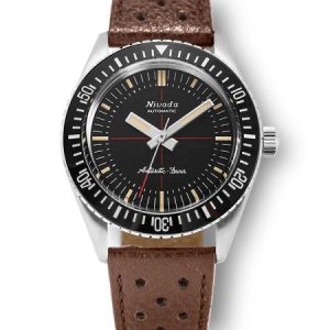 Nivada Grenchen Antarctic Diver 32044A17 - Brown Racing Strap