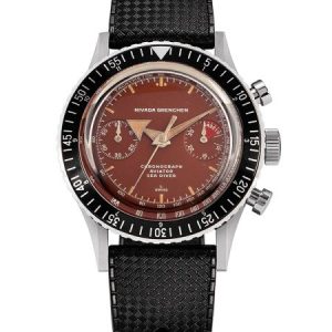 Nivada Grenchen Chronomaster Broad Arrow Tropical Dial Manual - Rubber tropic