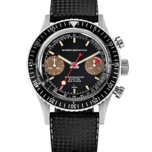 Nivada Grenchen Chronomaster Lollipop Honey Manual - Black Tropic