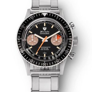 Nivada Grenchen Chronomaster Orange Boy Manual - Oyster