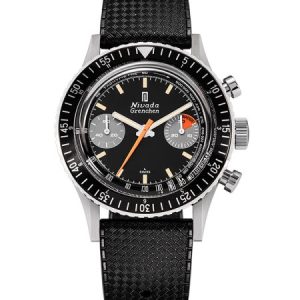 Nivada Grenchen Chronomaster Orange Boy SL Manual - Rubber tropic